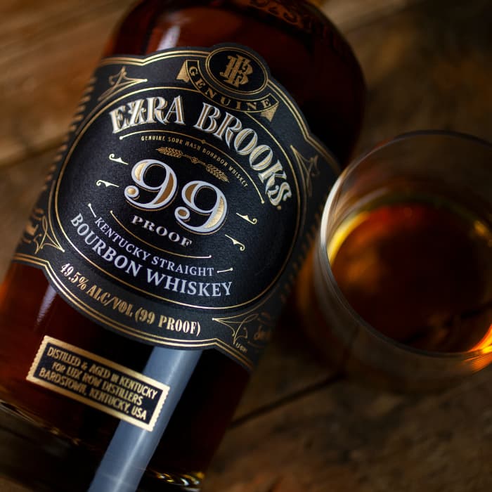 Ezra Brooks Kentucky Straight Bourbon Whiskey 99 proof