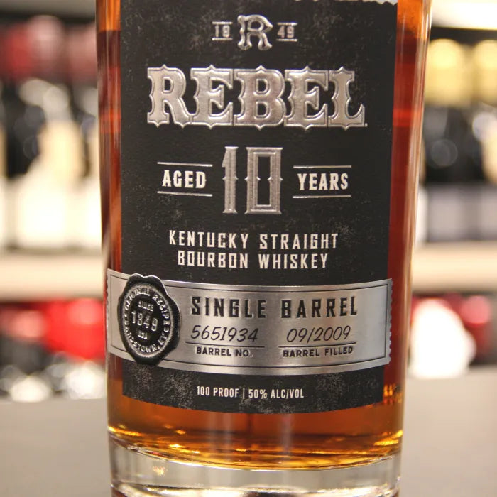 Rebel 10 år Single Barrel Kentucky Straight Bourbon Whiskey